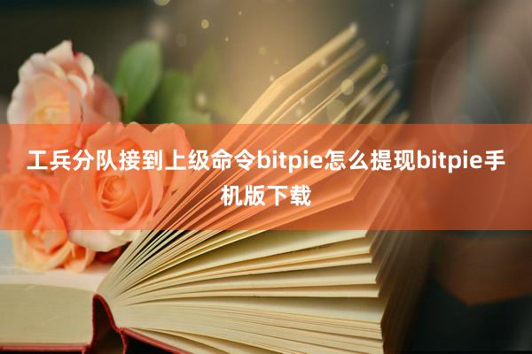 工兵分队接到上级命令bitpie怎么提现bitpie手机版下载