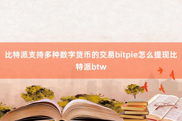 比特派支持多种数字货币的交易bitpie怎么提现比特派btw