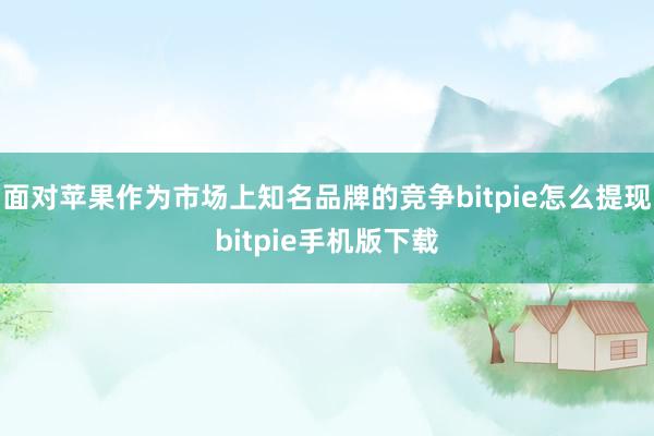 面对苹果作为市场上知名品牌的竞争bitpie怎么提现bitpie手机版下载