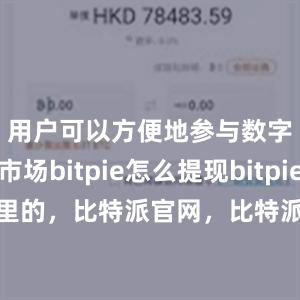 用户可以方便地参与数字货币市场bitpie怎么提现bitpie是那里的，比特派官网，比特派钱包，比特派下载