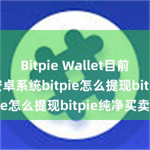 Bitpie Wallet目前支持iOS和安卓系统bitpie怎么提现bitpie纯净买卖