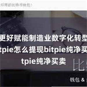 更好赋能制造业数字化转型bitpie怎么提现bitpie纯净买卖