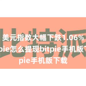 美元指数大幅下跌1.06%bitpie怎么提现bitpie手机版下载