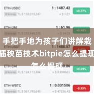 手把手地为孩子们讲解栽插秧苗技术bitpie怎么提现